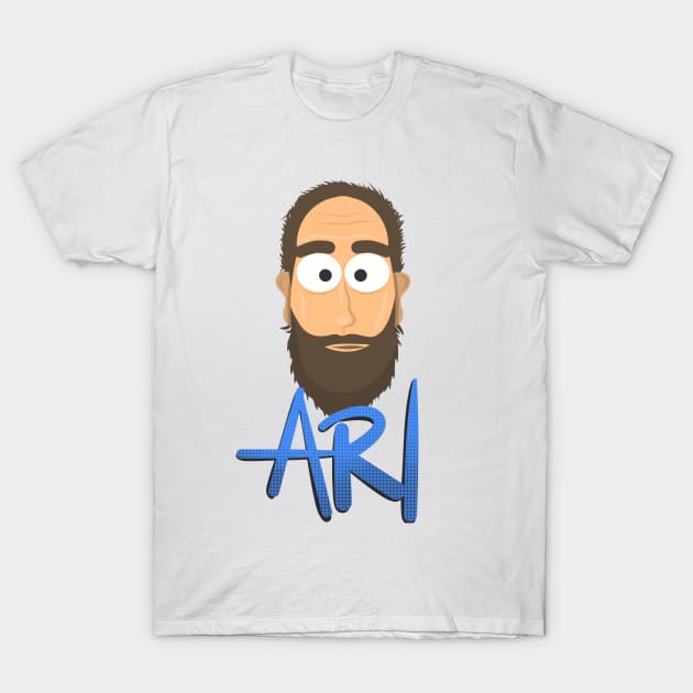 Ari Shaffir - Stand-Up Comedian Simple Illustration T-Shirt by Ina